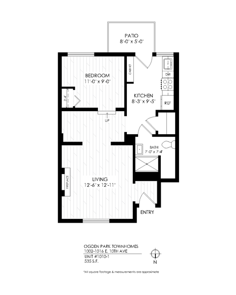 964-968 Ogden St 1002-1016 E 10th Ave Studio-3 Beds Townhouse for Rent - Photo Gallery 15